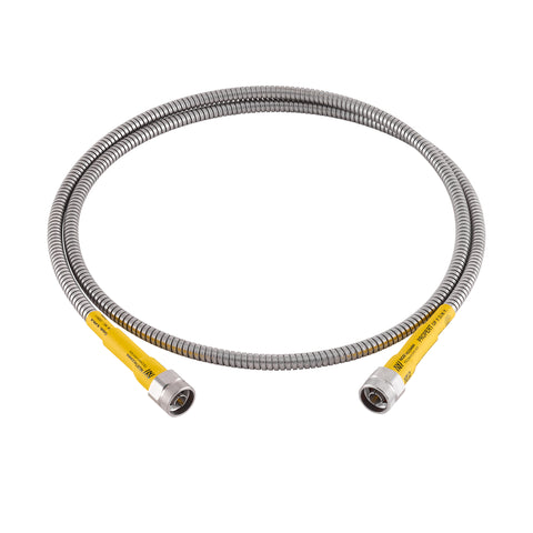 Armored RF Test Cable: Stainless N-Male to N-Male - Viavi 3920, CX300, 8800 and Astronics R8200